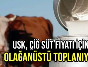 Usk, Çiğ Süt Fiyatı Için Olağanüstü Toplanıyor