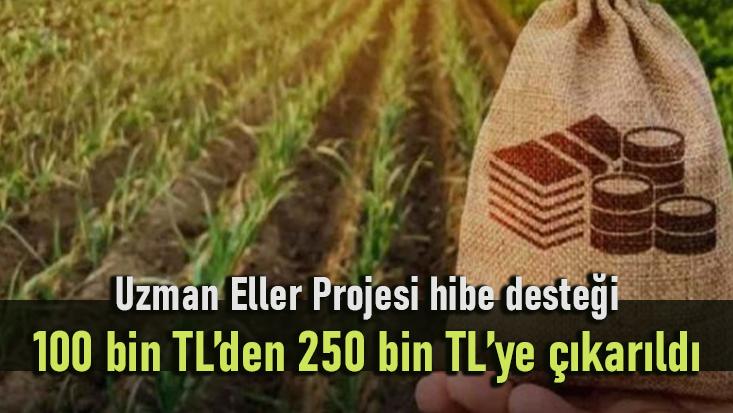 Uzman Eller Projesi Hibe Desteği 100 Bin Tl’den 250 Bin Tl’ye Çıkarıldı