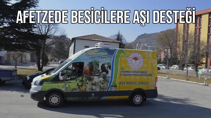 Afetzede Besicilere Aşı Desteği