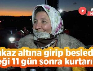 Enkaz Altına Girip Beslediği Ineği 11 Gün Sonra Kurtarıldı