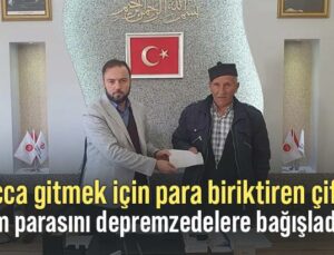 Hacca Gitmek Için Para Biriktiren Çiftçi Tüm Parasını Depremzedelere Bağışladı…