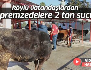 Köylü Vatandaşlardan Depremzedelere 2 Ton Sucuk