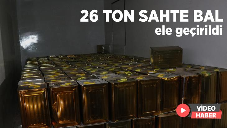 26 Ton Sahte Bal Ele Geçirildi