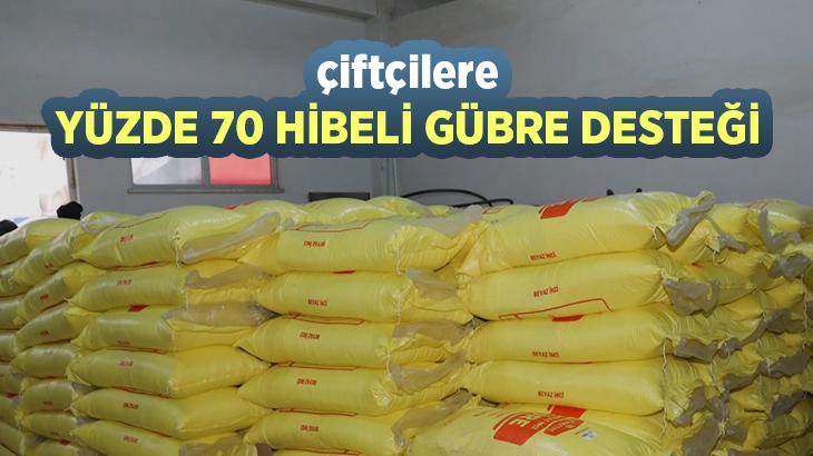 Çiftçiye Yüzde 70 Hibeli Gübre Desteği