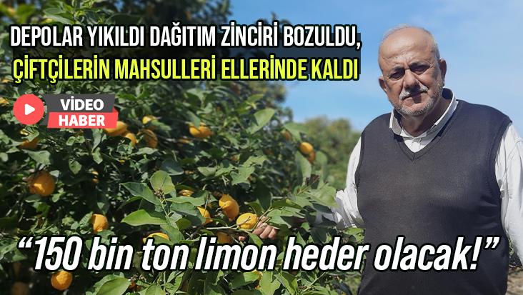 Depolar Yıkıldı Dağıtım Zinciri Bozuldu, Çiftçilerin Mahsulleri Ellerinde Kaldı