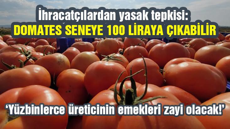 İhracatçılardan Yasak Tepkisi: Domates Seneye 100 Liraya Çıkabilir