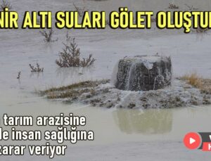 Peynir Altı Suları Gölet Oluşturdu