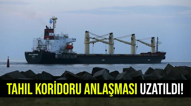 Tahıl Koridoru Anlaşması Uzatıldı