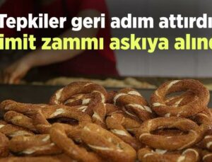 Tepkiler Geri Adım Attırdı: Simit Zammı Askıya Alındı