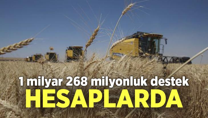 1 Milyar 268 Milyonluk Destek Hesaplara Aktarılıyor