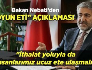 Bakan Nebati’den “Koyun Eti” Açıklaması