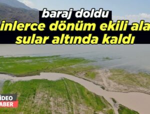 Baraj Doldu, Binlerce Dönüm Ekili Alan Sular Altında Kaldı