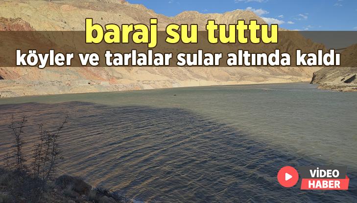 Baraj Su Tuttu Köyler Ve Tarlalar Sular Altında Kaldı