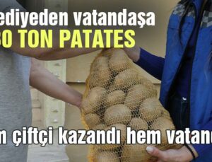 Belediyeden Vatandaşa 30 Ton Patates: Hem Çiftçi Kazandı Hem Vatandaş