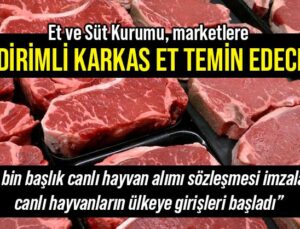 Et Ve Süt Kurumu, Ankara’da Marketlere Indirimli Karkas Et Temin Edecek