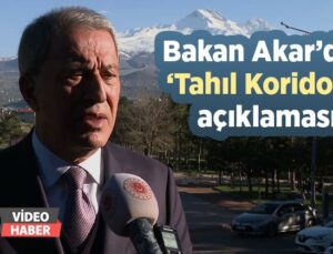 Bakan Akar’dan “Tahıl Koridoru” Açıklaması