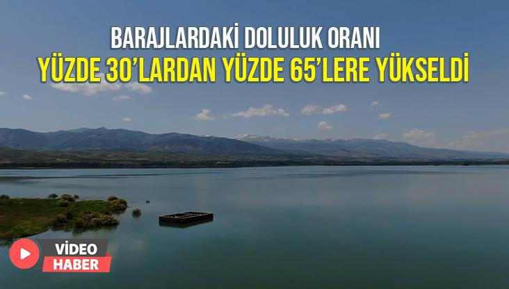 Barajlardaki Doluluk Oranı Yüzde 30’Lardan Yüzde 65’Lere Yükseldi