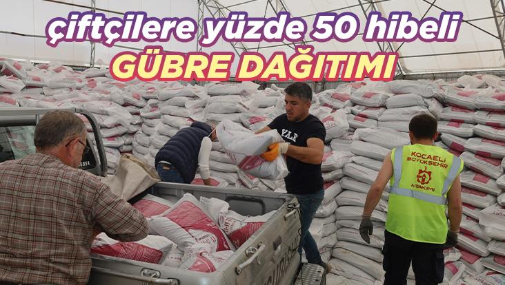 Çiftçilere Yüzde 50 Hibeli Gübre Dağıtımı