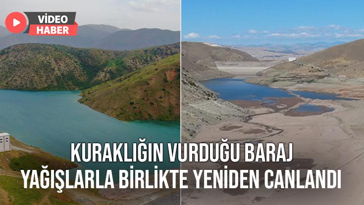 Kuraklığın Vurduğu Baraj Yağışlarla Birlikte Yeniden Canlandı