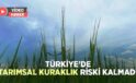 Türkiye’de tarımsal kuraklık riski kalmadı
