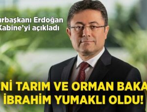 Cumhurbaşkanı Erdoğan Yeni Kabine’yi Açıkladı: Tarım Ve Orman Bakanı İbrahim Yumaklı Oldu