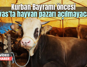 Kurban Bayramı Öncesi Sivas’ta Hayvan Pazarı Açılmayacak