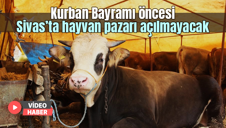 Kurban Bayramı Öncesi Sivas’ta Hayvan Pazarı Açılmayacak