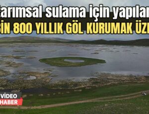 2 Bin 800 Yıllık Keşiş Gölü Kurumak Üzere