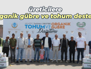 Üreticilere Organik Gübre Ve Tohum Desteği