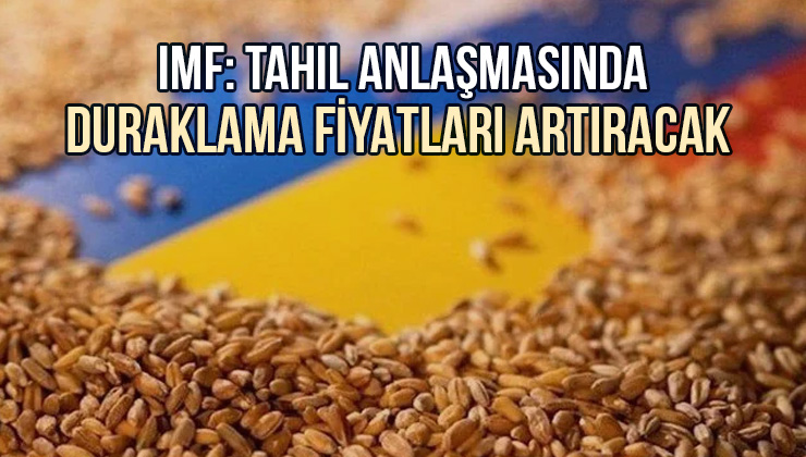 Imf: Tahıl Anlaşmasında Duraklama Fiyatları Artıracak