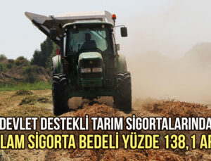 Devlet Destekli Tarım Sigortalarında Toplam Sigorta Bedeli Yüzde 138,1 Arttı