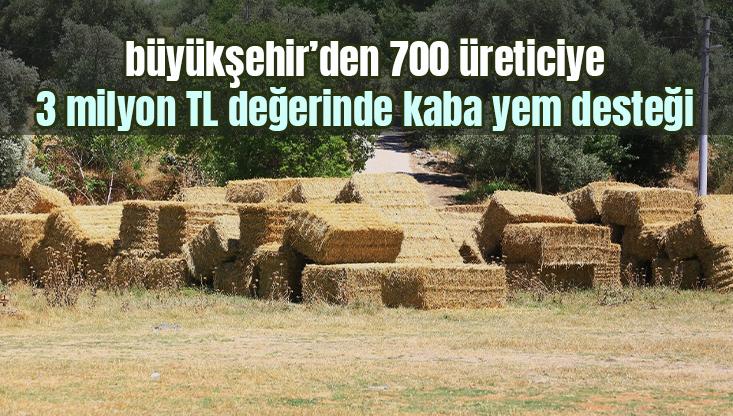 700 Üreticiye 3 Milyon Tl Değerinde Kaba Yem Desteği