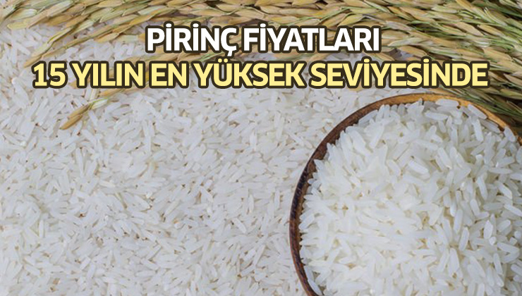 Pirinç Fiyatları 15 Yılın En Yüksek Seviyesinde