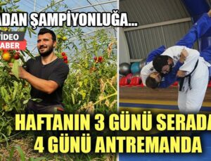 Haftanın 3 Günü Serada 4 Günü Antrenmanda