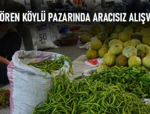 Keçiören Köylü Pazarında Aracısız Alışveriş