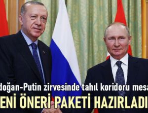 Erdoğan-Putin Zirvesinde Tahıl Koridoru Mesajı: Yeni Öneri Paketi Hazırladık