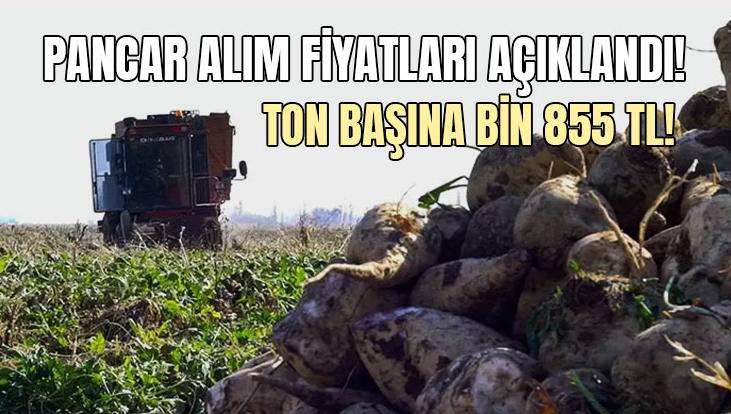 Bakan Yumaklı, Şeker Pancarı Alım Fiyatını Açıkladı