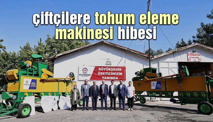 Ciftcilere Tohum Eleme Makinesi Hibesi