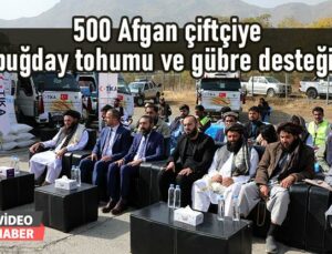 500 Afgan Çiftçiye Buğday Tohumu Ve Gübre Desteği