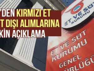 Esk’den Kırmızı Et Yurt Dışı Alımlarına Ilişkin Açıklama