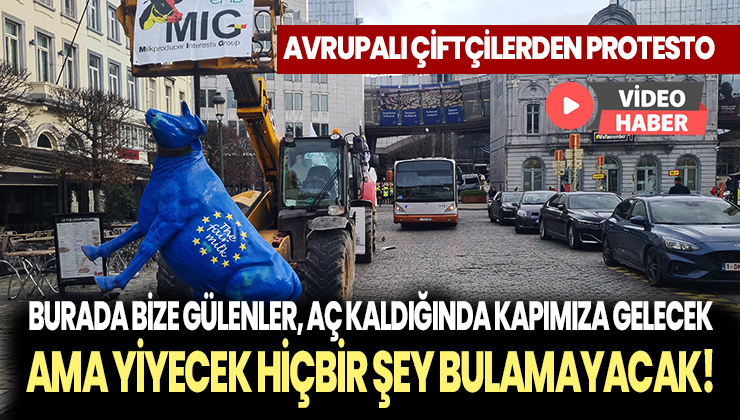 Avrupalı Çiftçilerden Protesto: Sabrımız Taştı!