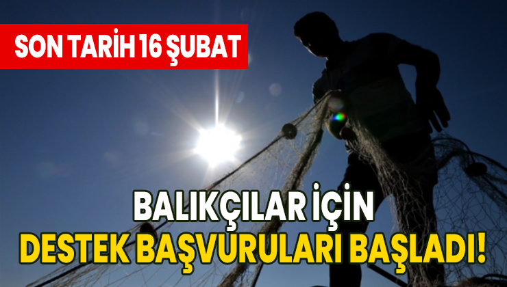 Balıkçılar Için Destek Başvuruları Başladı: Son Tarih 16 Şubat