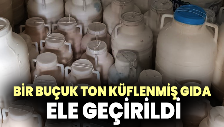 Bir Buçuk Ton Küflenmiş Ve Tarihi Geçmiş Gıda Ele Geçirildi