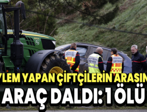 Eylem Yapan Çiftçilerin Arasına Araç Daldı: 1 Ölü