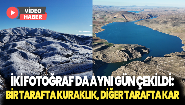 İki Fotoğraf Da Aynı Gün Çekildi: Bir Tarafta Kuraklık, Diğer Tarafta Kar