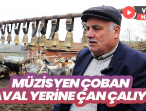 Müzisyen Çoban Kaval Yerine Çan Çalıyor