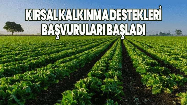 Kırsal Kalkınma Destekleri başvuruları başladı