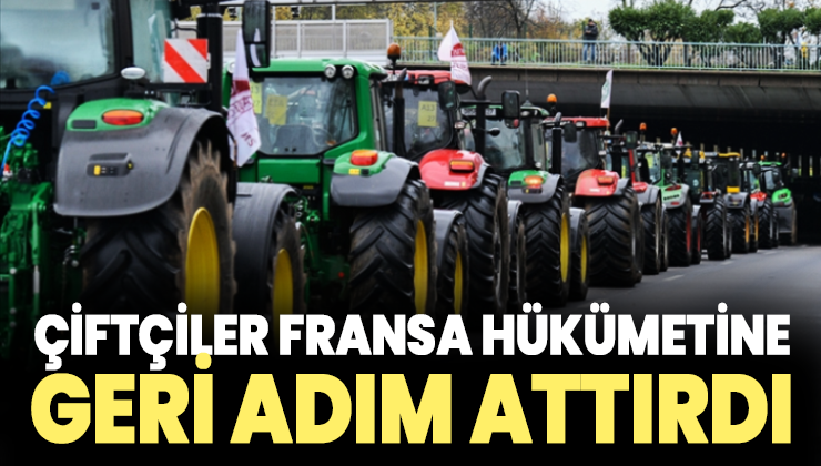 Çiftçiler Fransa Hükümetine Geri Adım Attırdı