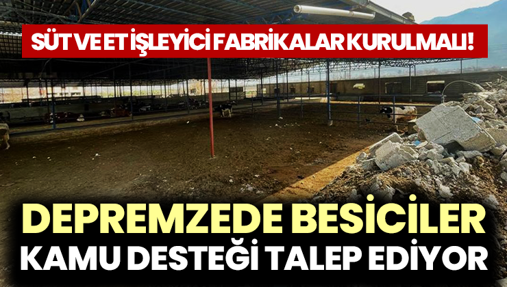 Depremzede Besiciler Kamu Desteği Talep Ediyor