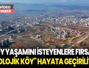 Köy yaşamını isteyenlere fırsat: “Ekolojik Köy” hayata geçiriliyor